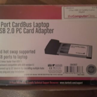 StarTech 2 Port CardBus USB 2.0 Laptop Adapter - Enhance Your Laptop's Connectivity