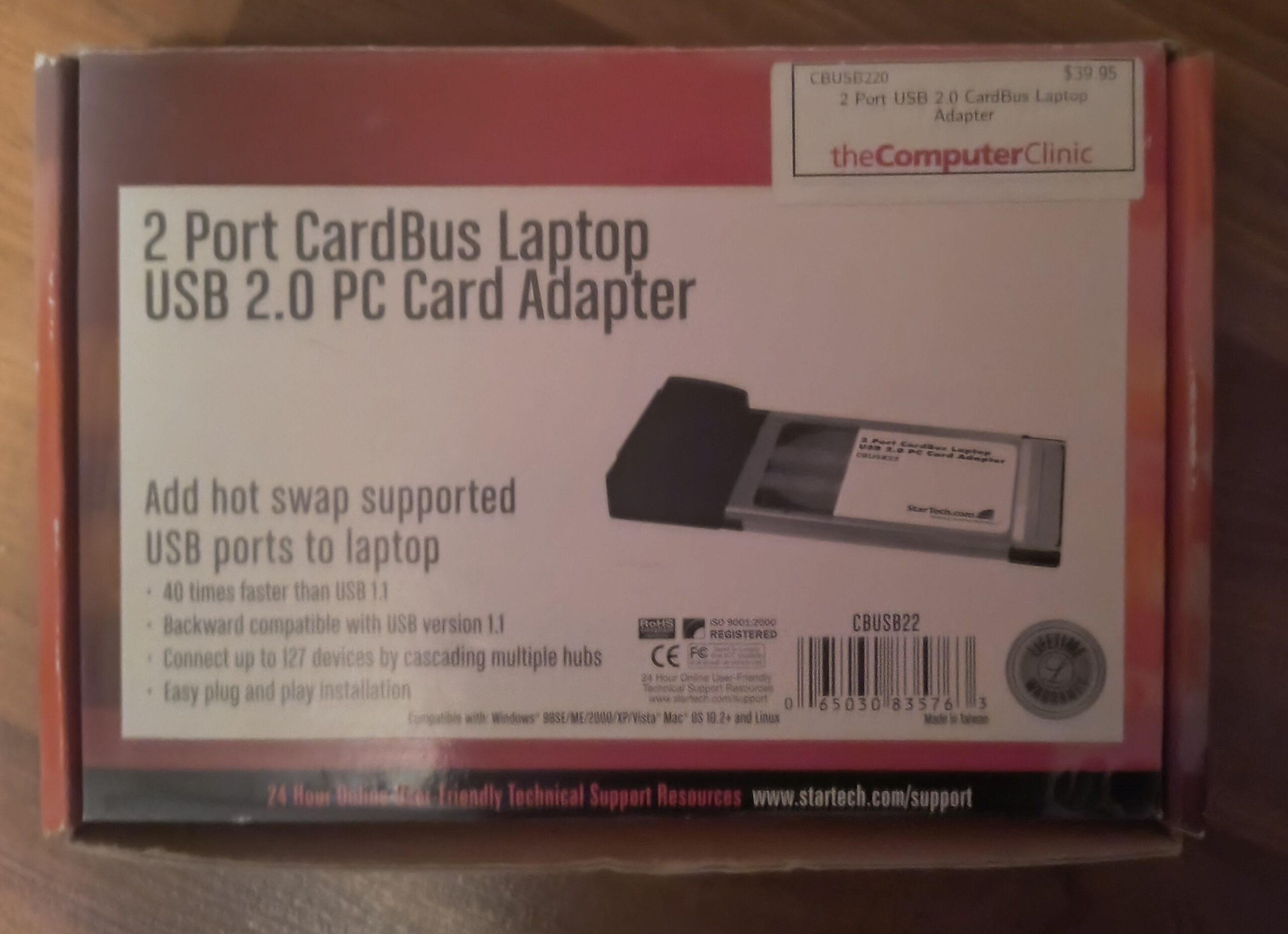 StarTech 2 Port CardBus USB 2.0 Laptop Adapter - Enhance Your Laptop's Connectivity