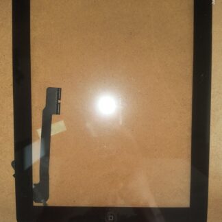 Black Touch Screen Digitizer Glass with Home Button for Apple iPad 2/3/4 (9.7-inch) - Replacement Front Glass Assembly