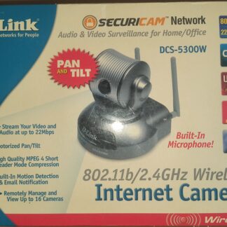 D-Link SecuriCam DCS-5300W Wireless Internet Camera with motorized pan & tilt