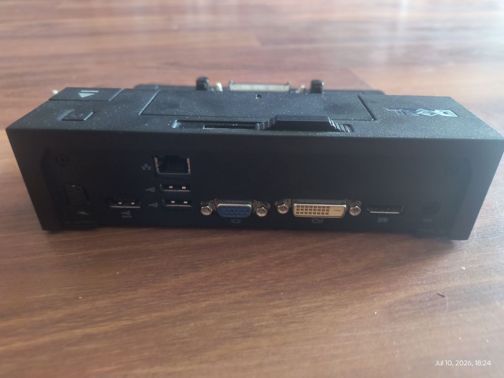 Dell E-Port Replicator Docking Station PR03X - Seamless Connectivity for Enhanced Workspace Efficiency - Image 2