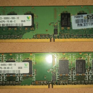 Hynix 2GB DDR2 Desktop RAM Lot - PC2-5300U & PC2-6400U 240-Pin