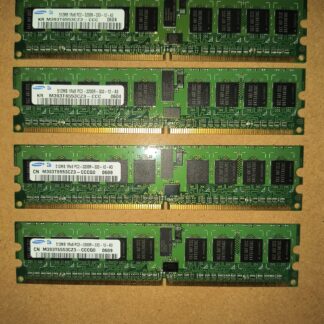 Lot of 4x512MB Samsung DDR2-400 ECC Registered RDIMM Server RAM
