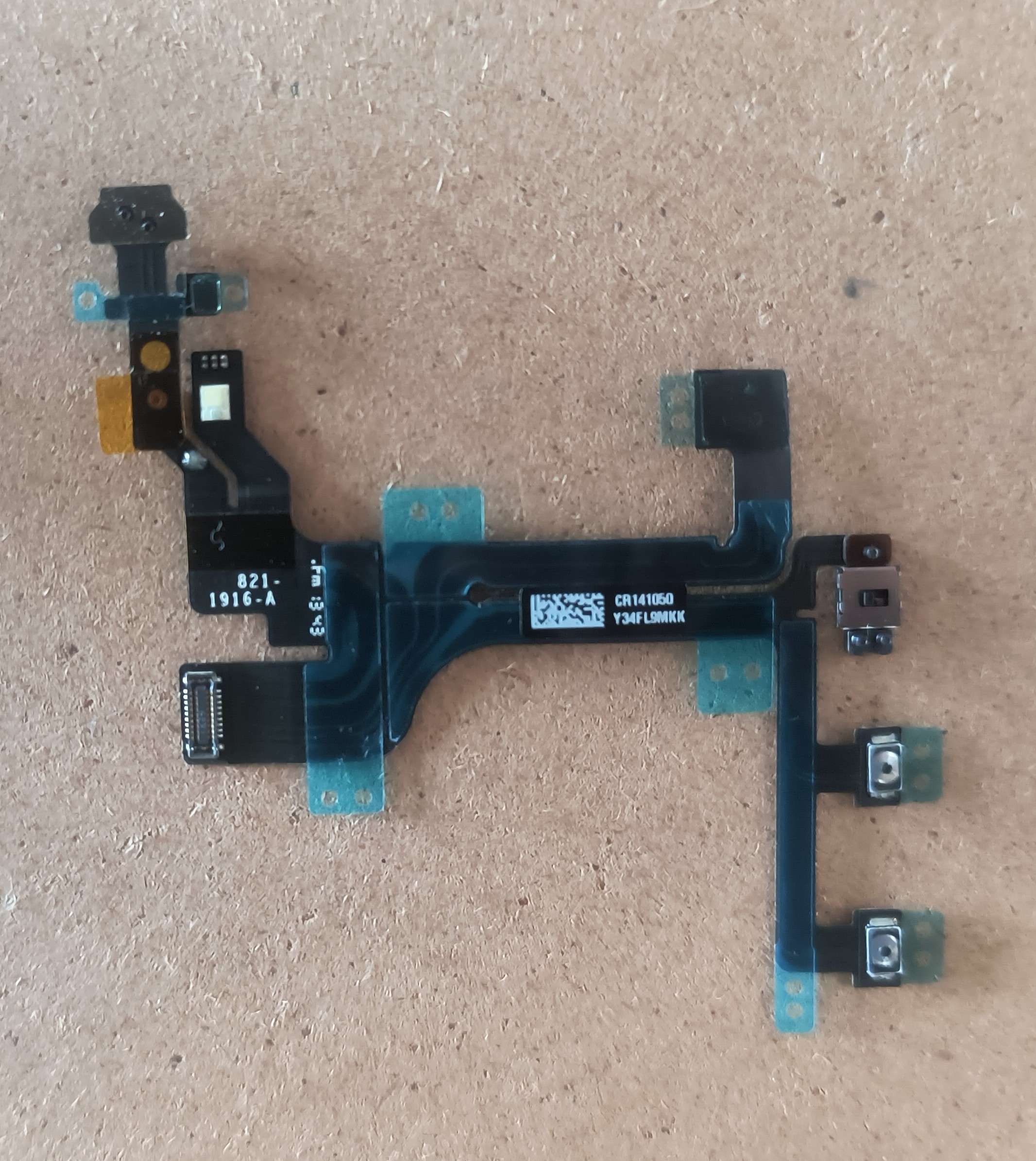 Power, Volume & Mute Button Flex Cable with Rear Microphone and True Tone Flash for iPhone 6 and 6 Plus