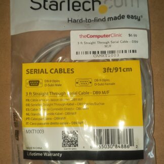 StarTech.com MXT1003 3 ft Straight-Through Serial Cable DB9 Male to Female