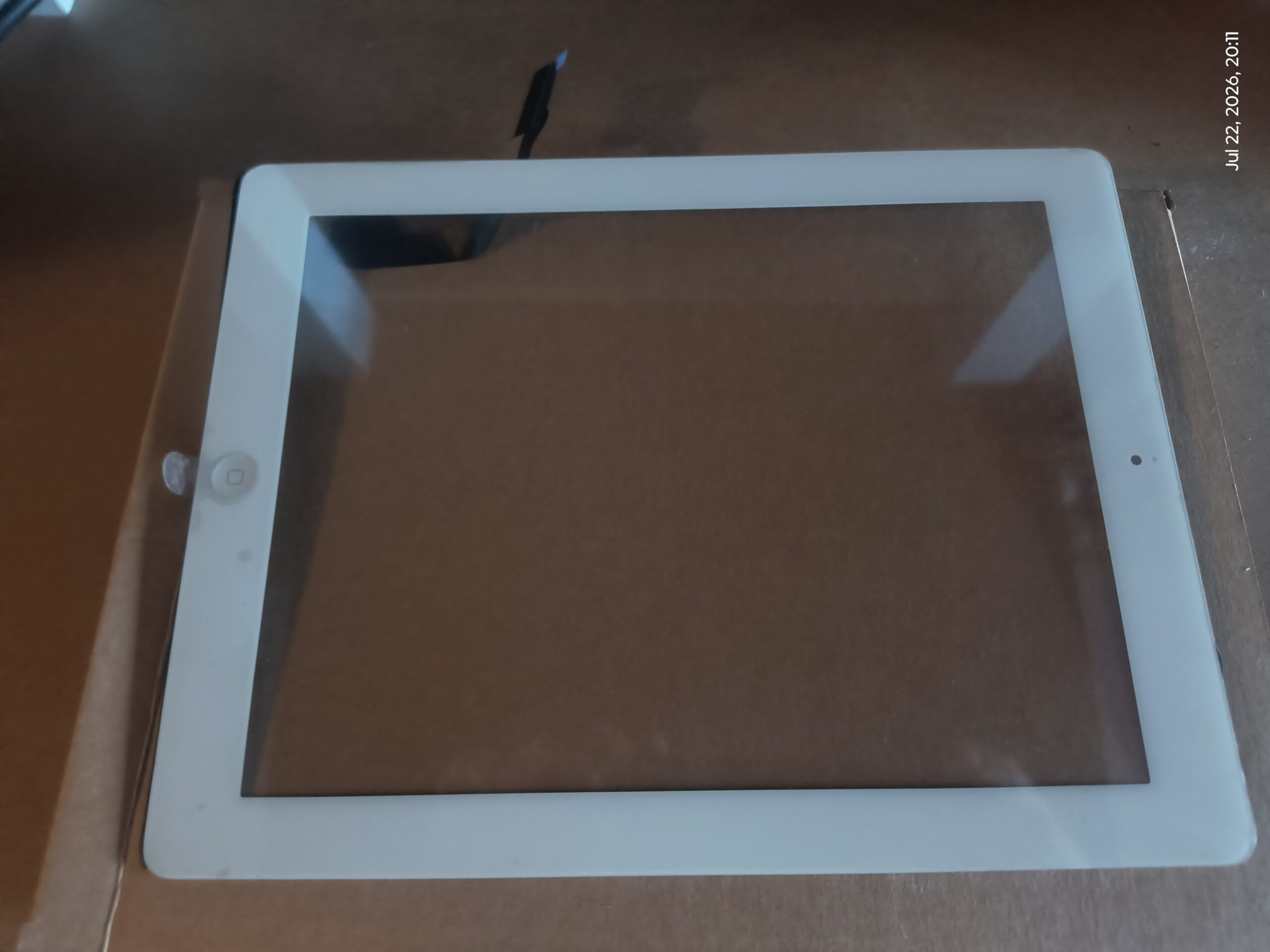White Touch Screen Digitizer Assembly for iPad 2 3 4 with Home Button and Flex Cable
