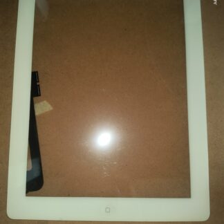 White front touch screen digitizer glass for iPad 2/3/4 with pre-installed home button and camera bracket