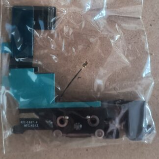 iPhone 6 Dock Charging Port Flex Cable with Headphone Jack & Mic - Black