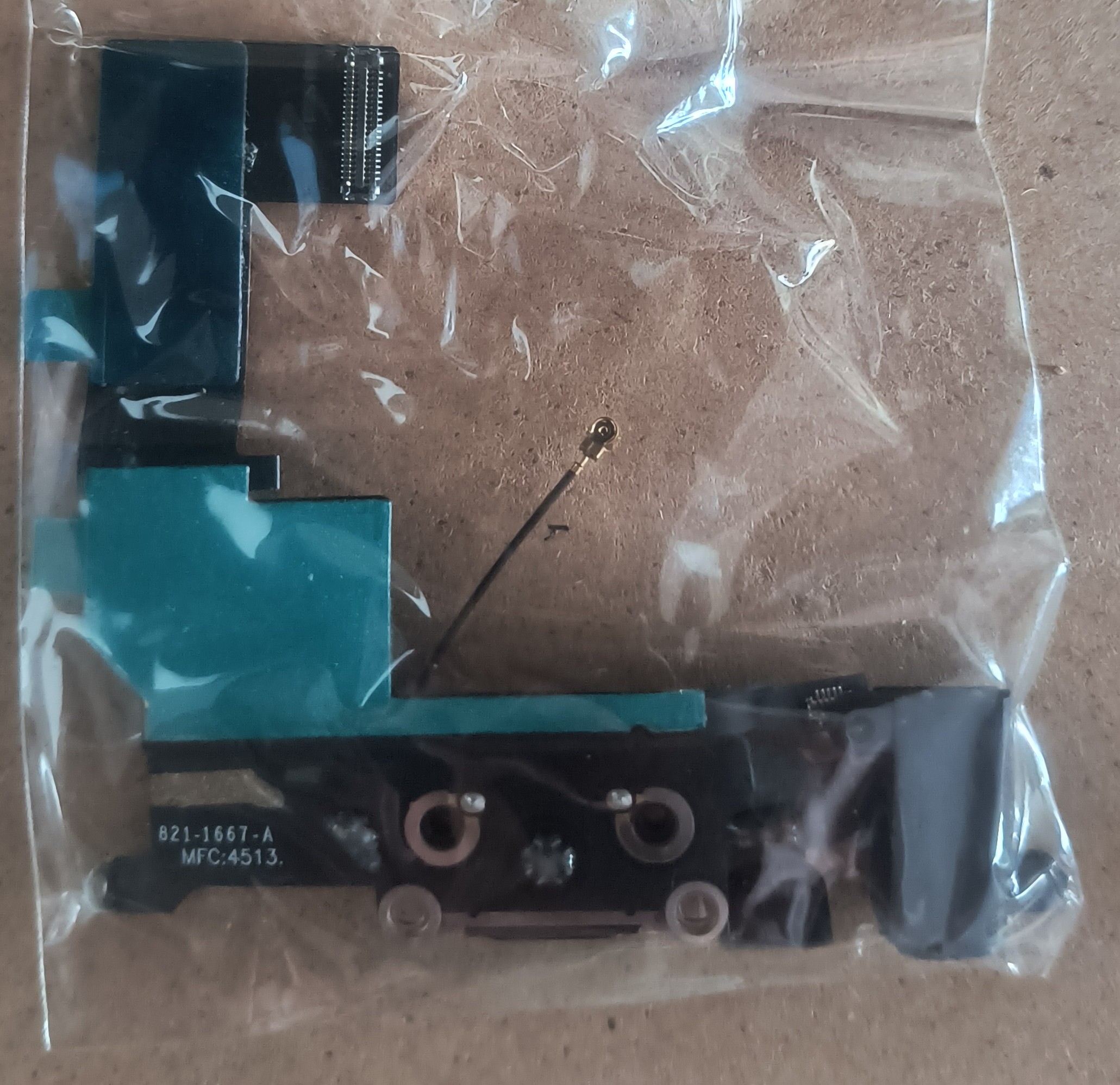 iPhone 6 Dock Charging Port Flex Cable with Headphone Jack & Mic - Black