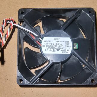 Minebea 3110KL-04W-B66 80mm 12V 0.34A 3-Wire DC Brushless Case Fan - Product Image