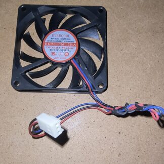 Evercool EC7010M12BA 70mm x 10mm 12V 3-Pin Two Ball Bearing Fan with StarTech label