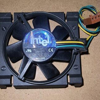 Intel OEM Sanyo Denki 4-Pin PWM CPU Fan with Snap-In Shroud/Bracket (Used)