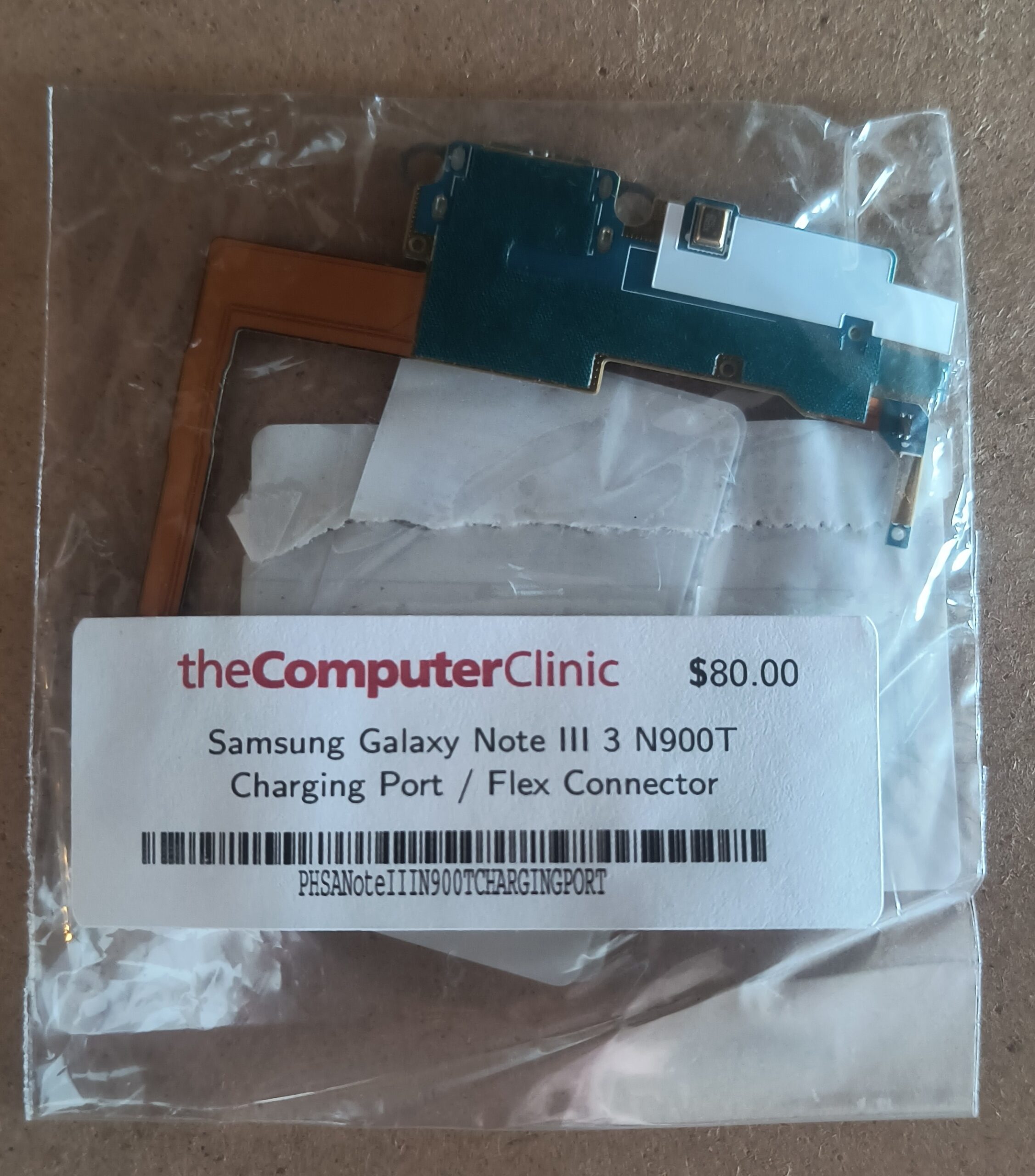 Samsung Galaxy Note 3 N900T Charging Port Flex Connector - New Replacement Part