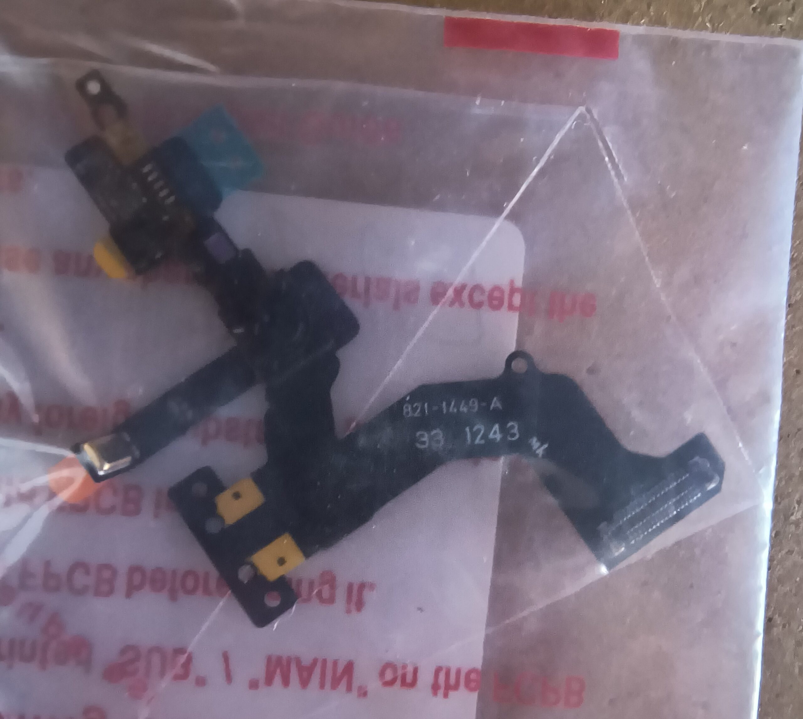 iPhone 5 Power/Volume/Mute Button Flex Cable Ribbon 821-1449-A