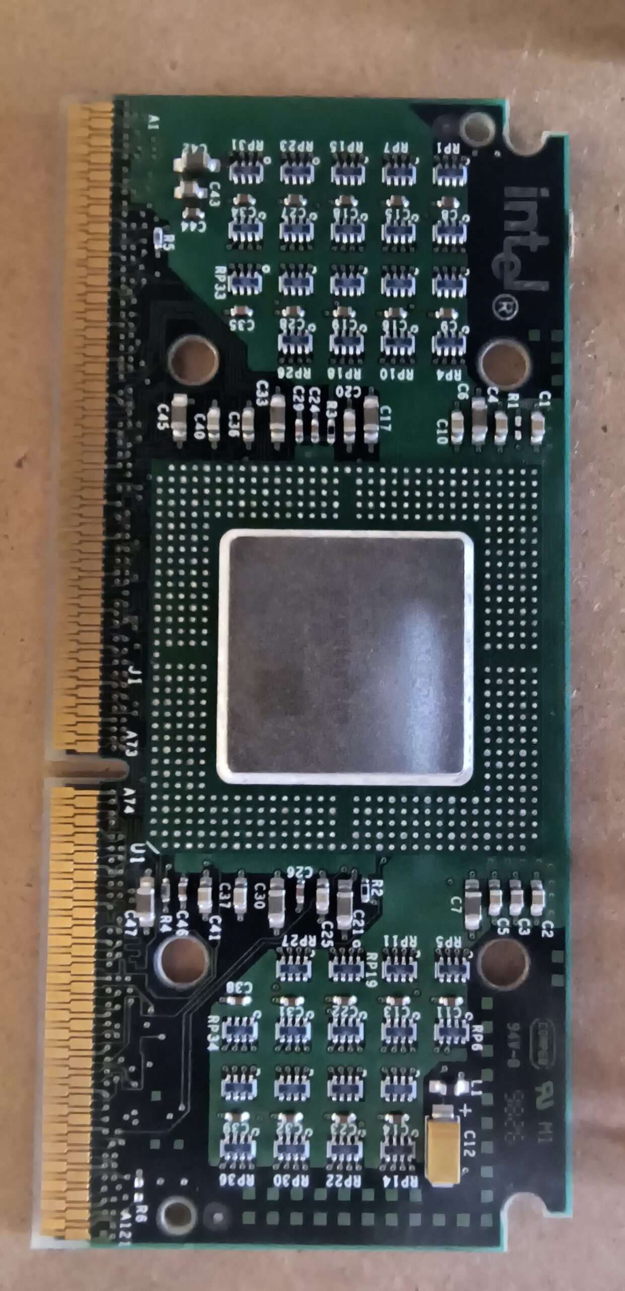 Vintage Intel Celeron MMC-2 Mobile CPU Module with Heatsink Fan - Image 6
