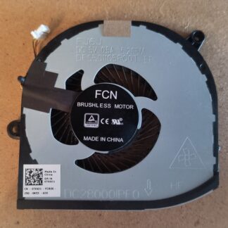Genuine FCN Dell Laptop Cooling Fan - Model DFS501105PQ0T EP, 5V 0.5A, 4-Pin Connector