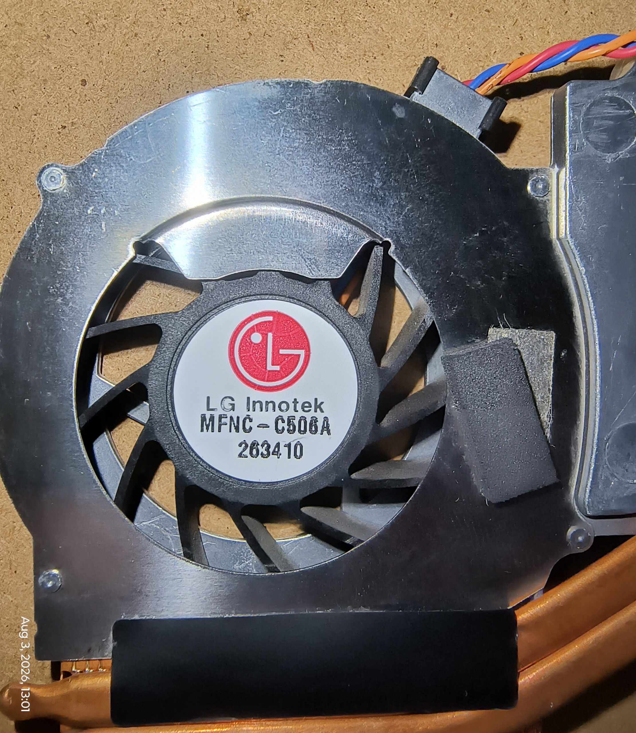 Keep Your Laptop Cool with Genuine LG Innotek CPU Cooling Fan + Heatsink Assembly - Image 4