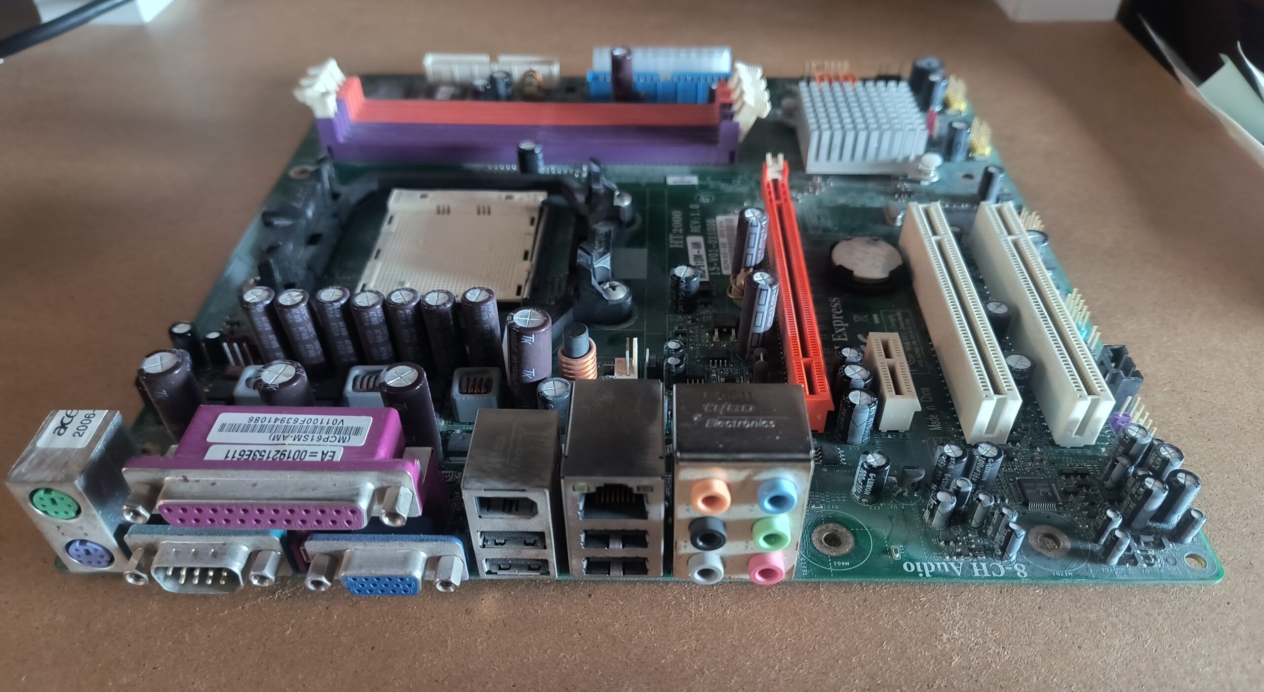 ECS MCP61SM-AM Rev 1.0 MicroATX Motherboard - Upgrade Your Retro Build! - Image 2