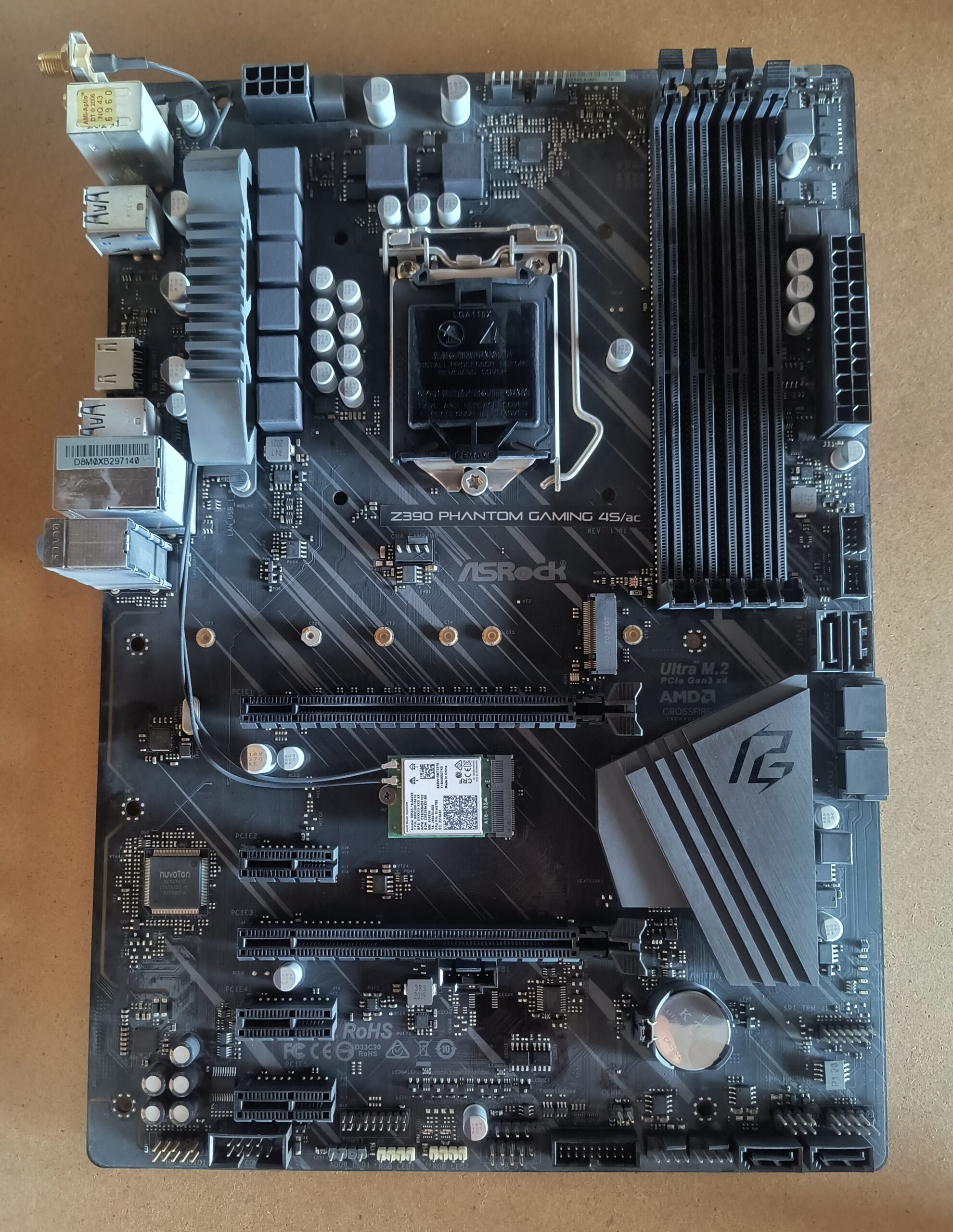 ASRock Z390 Phantom Gaming 4S/ac ATX LGA1151 Motherboard with Wi‑Fi