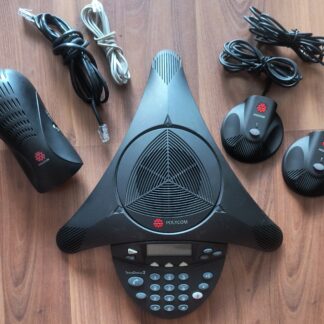 Polycom SoundStation2 EX Conference Call Phone System with 2 extra Mics and Power Module - analog (not digital/voip)