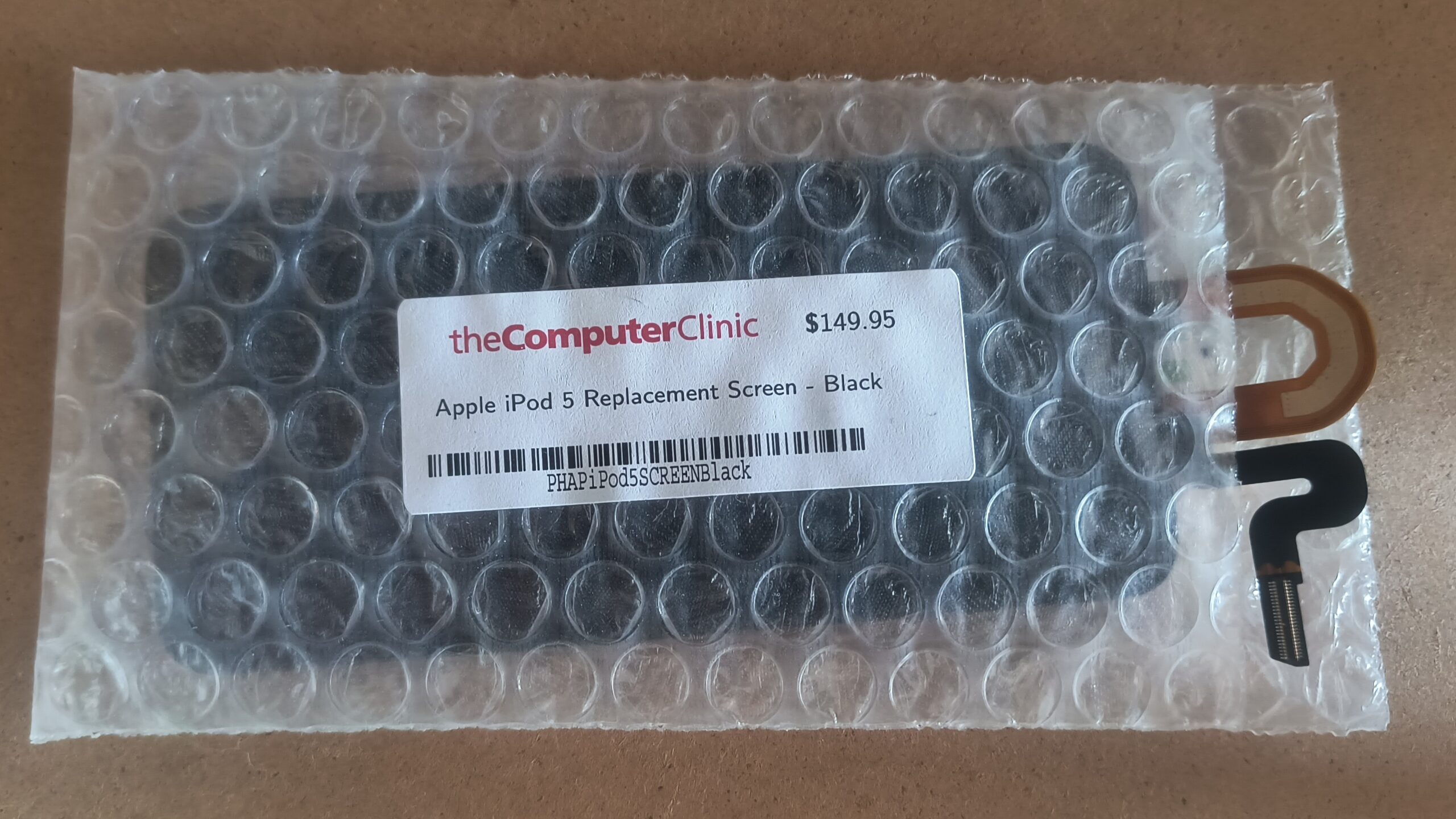 Apple iPod Touch 5th Gen Replacement Screen in Black