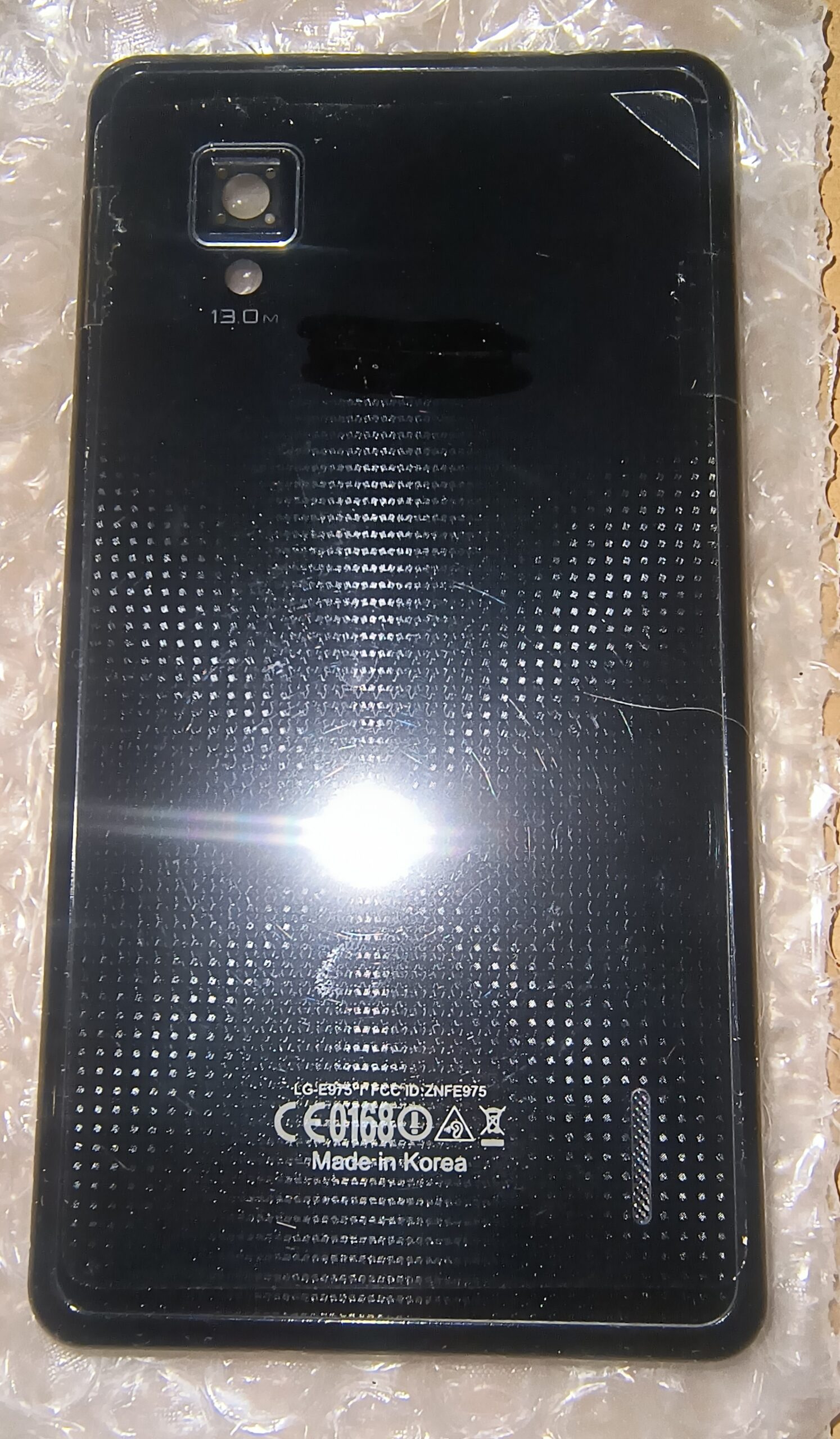 OEM LG Optimus G E975/E973/E971 Rear Back Battery Cover Door - Black