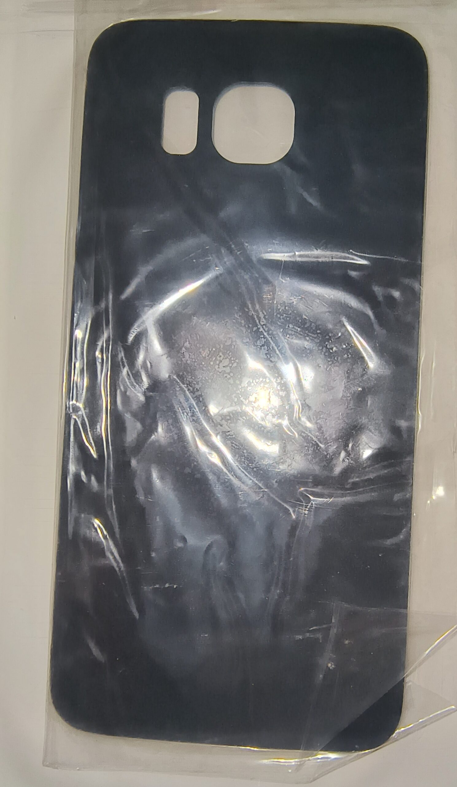 Authentic OEM Samsung Galaxy S6 SM-G920 Rear Glass Battery Door Cover in Black - Image 2