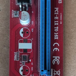 PCI-E 1x to 16x GPU Riser Card VER 008S (PCE164P-N03) – SATA Power, USB 3.0 – Board Only