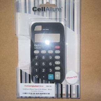 CellAllure Calculator Silicone Case for iPhone 4/4S - Black