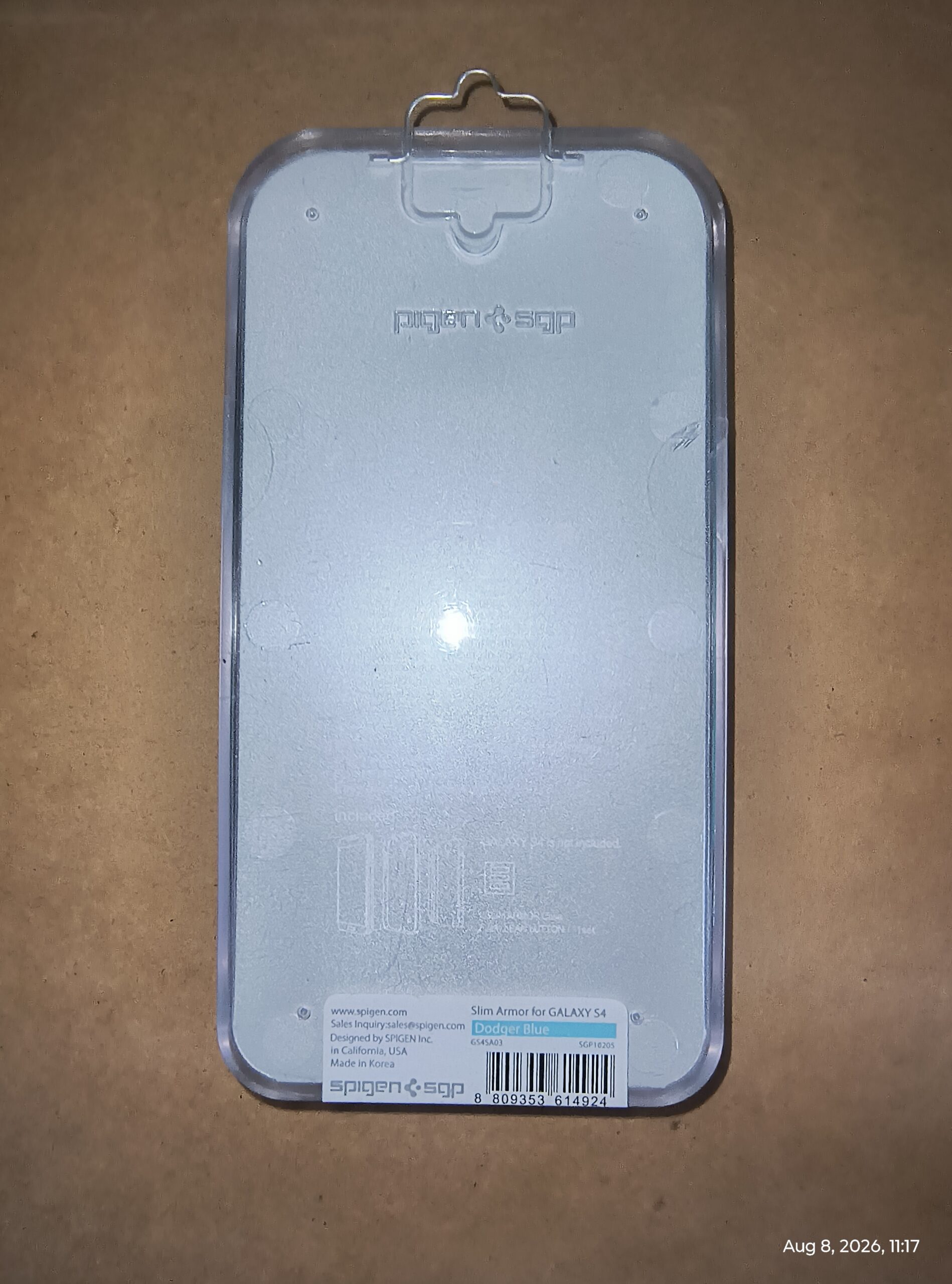 Protect Your Samsung Galaxy S4 in Style with Spigen SGP Slim Armor Case in Dodger Blue - Image 2