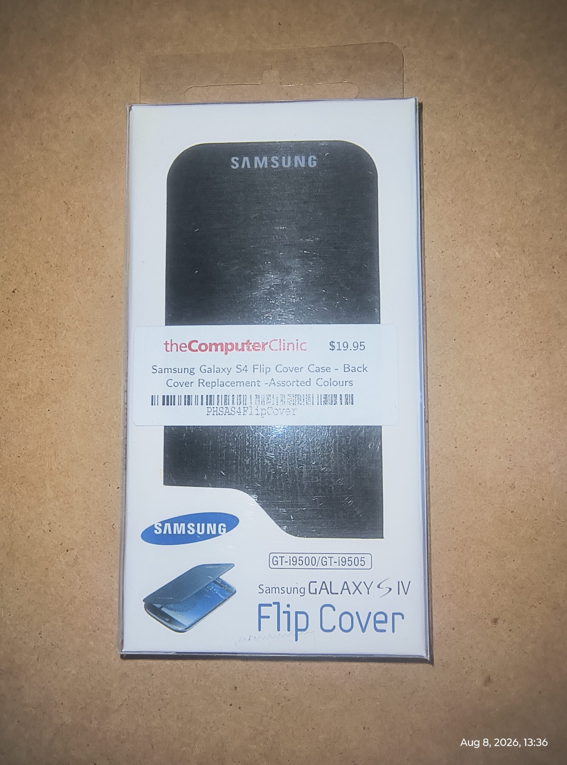 Protect Your Samsung Galaxy S4 with this Flip Cover Back Replacement in Black