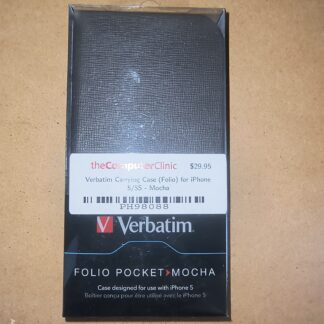Protect Your iPhone 5/5s in Style with the Verbatim Folio Pocket Mocha Case