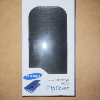 Samsung Galaxy S III i9300 Flip Cover Case Black - Slim and lightweight design with front flap for display protection