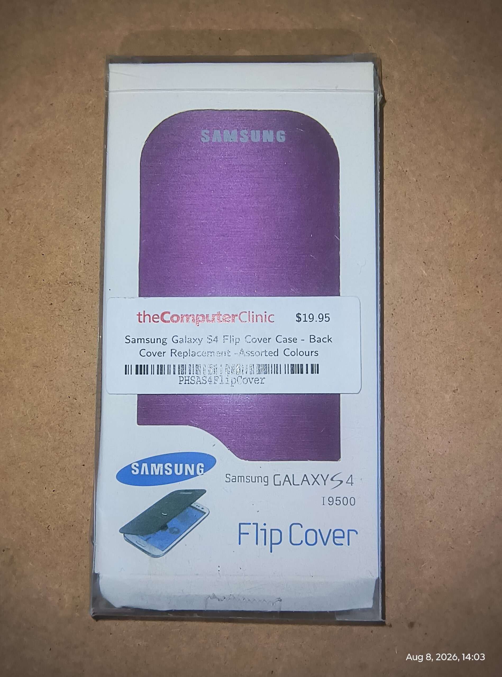 Protect Your Samsung Galaxy S4 in Style with a Genuine Purple Flip Cover Case