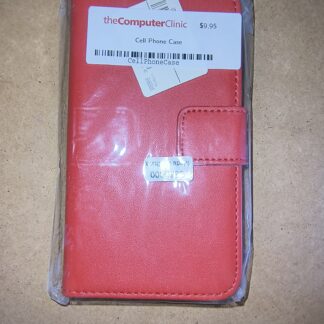 Red faux-leather wallet flip case for Samsung Galaxy S3 with magnetic clasp and precise cutouts