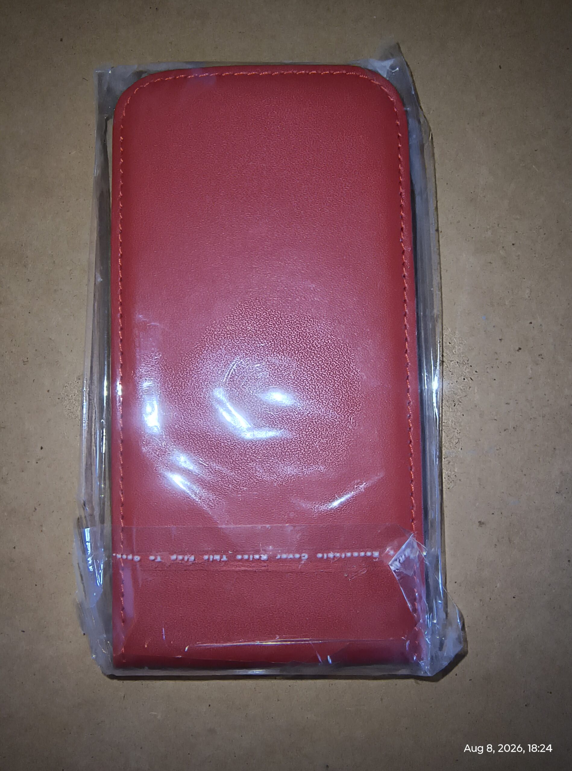 Red Flip PU Leather Case Cover for Samsung Galaxy S4 (GT-i9500) - Image 2