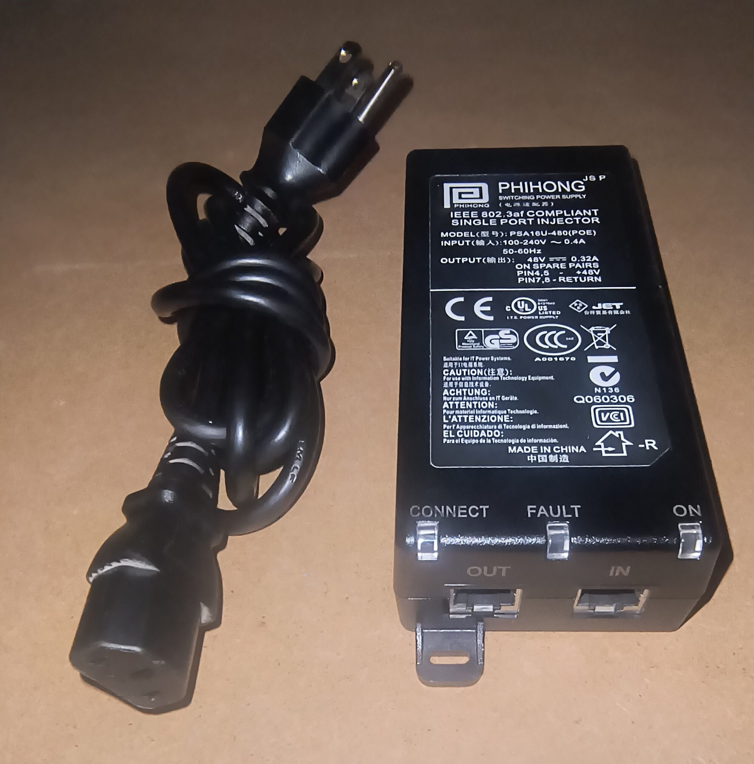 Power up your devices with Phihong PSA16U-480(POE) PoE Injector - Image 3