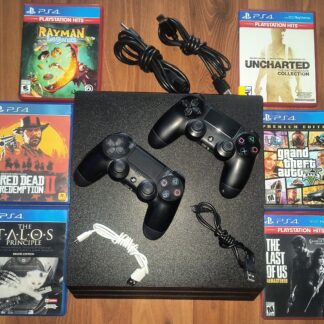 Sony PlayStation 4 Pro Bundle with 6 Games