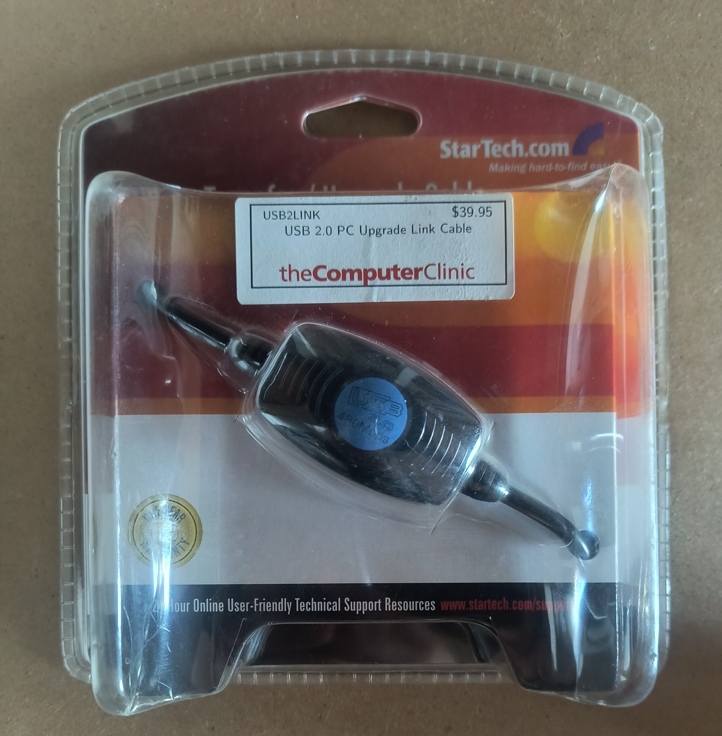 Effortlessly Transfer Files with StarTech.com USB2LINK USB 2.0 Data Transfer Cable - Image 2