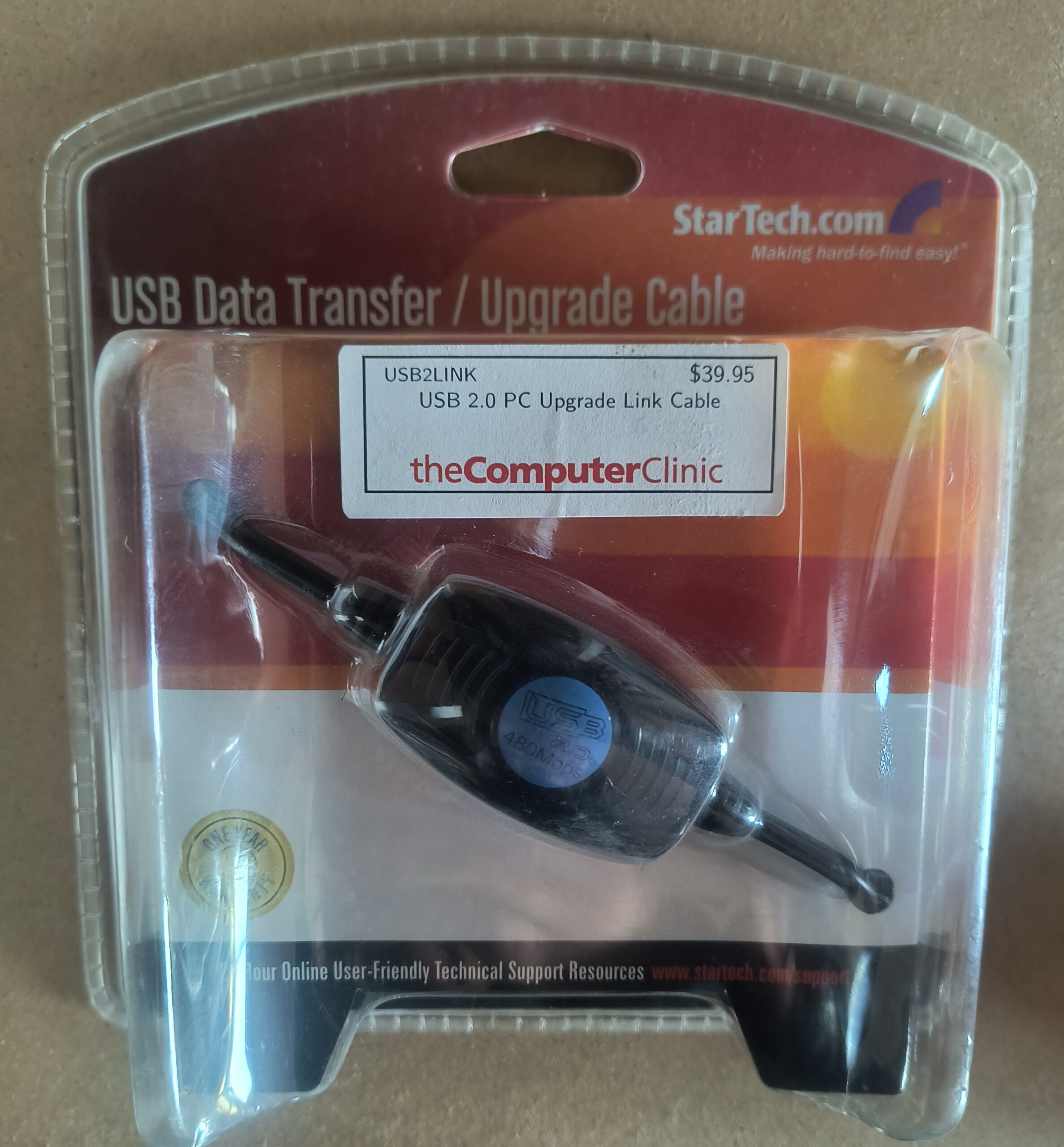 Effortlessly Transfer Files with StarTech.com USB2LINK USB 2.0 Data Transfer Cable