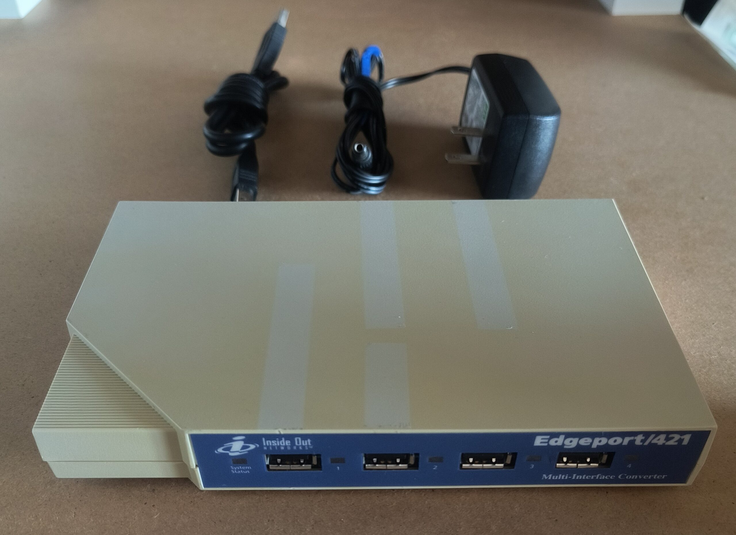 Connect RS-232 DB9 serial devices and DB25 parallel printer port devices with Inside Out Networks Edgeport/421 USB hub - Image 5