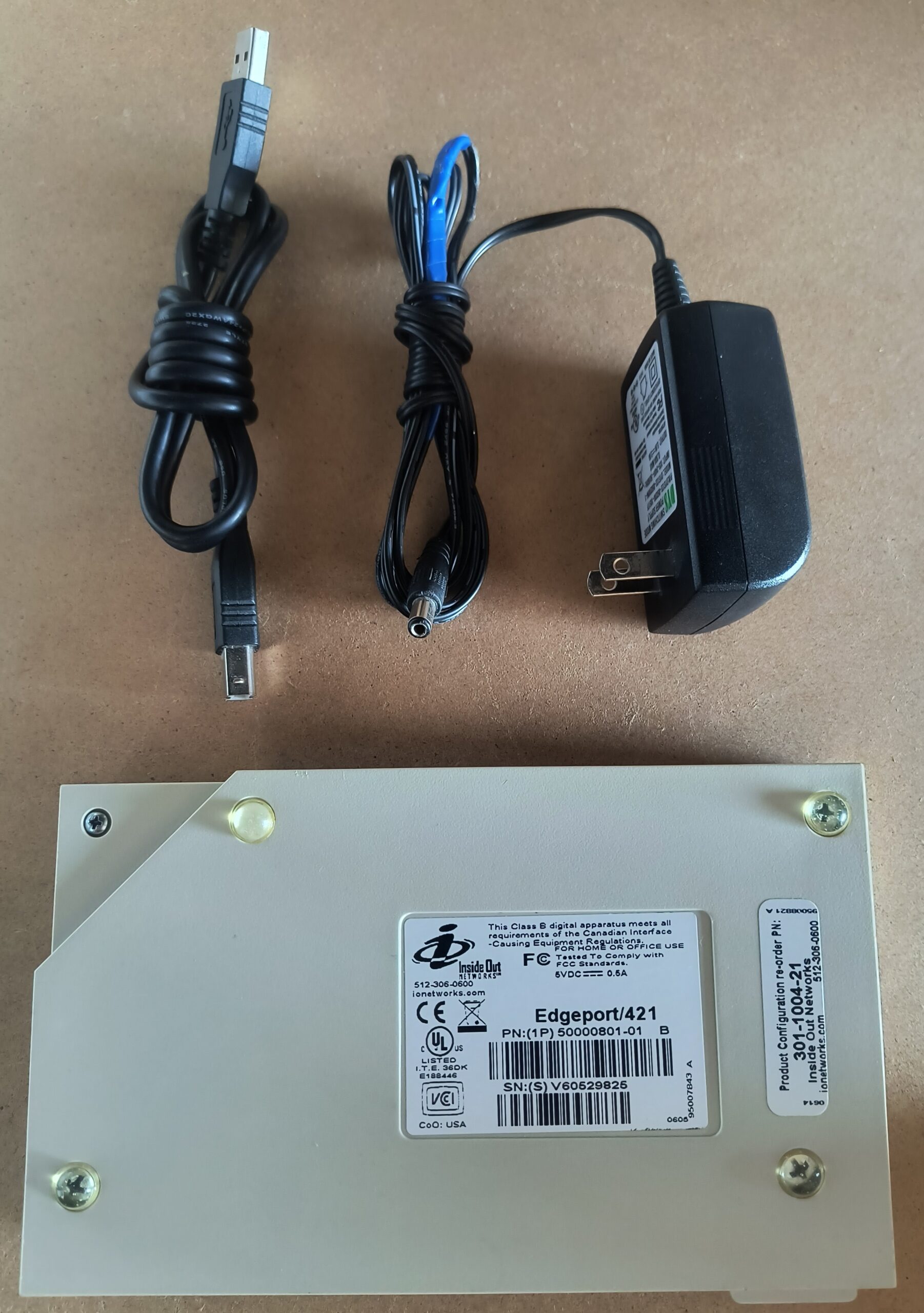 Connect RS-232 DB9 serial devices and DB25 parallel printer port devices with Inside Out Networks Edgeport/421 USB hub - Image 4